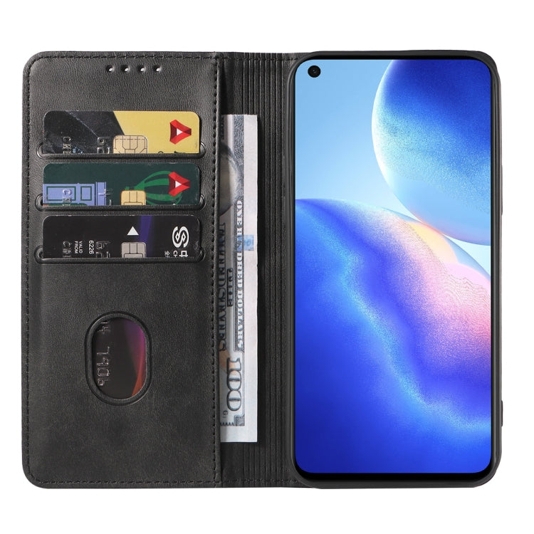 For OPPO Find X3 Lite Magnetic Closure Leather Phone Case