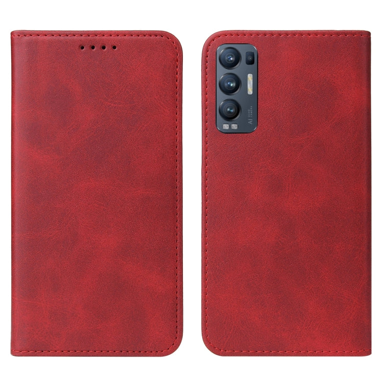 For OPPO Find X3 Neo Magnetic Closure Leather Phone Case