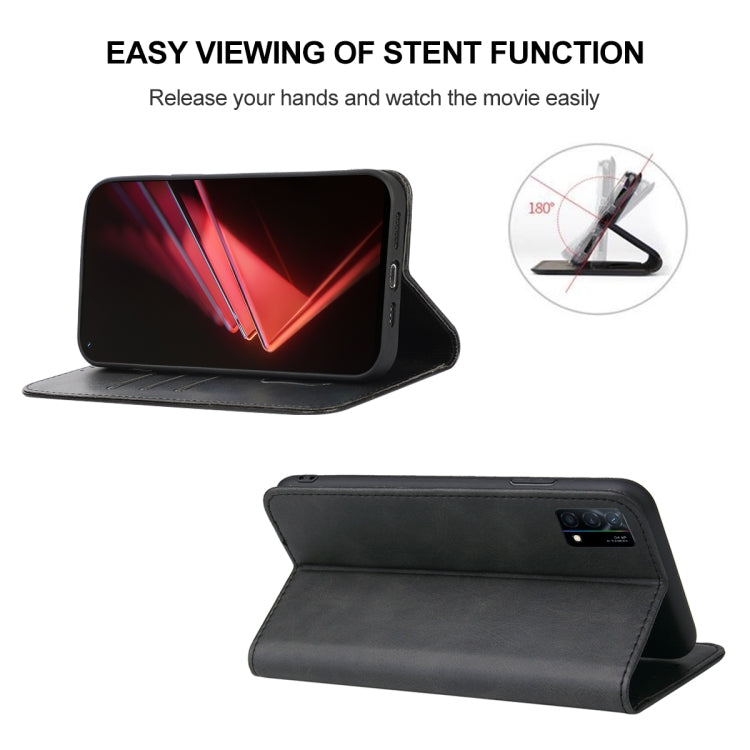 For OPPO K9 Magnetic Closure Leather Phone Case