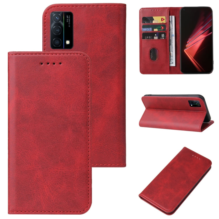 For OPPO K9 Magnetic Closure Leather Phone Case