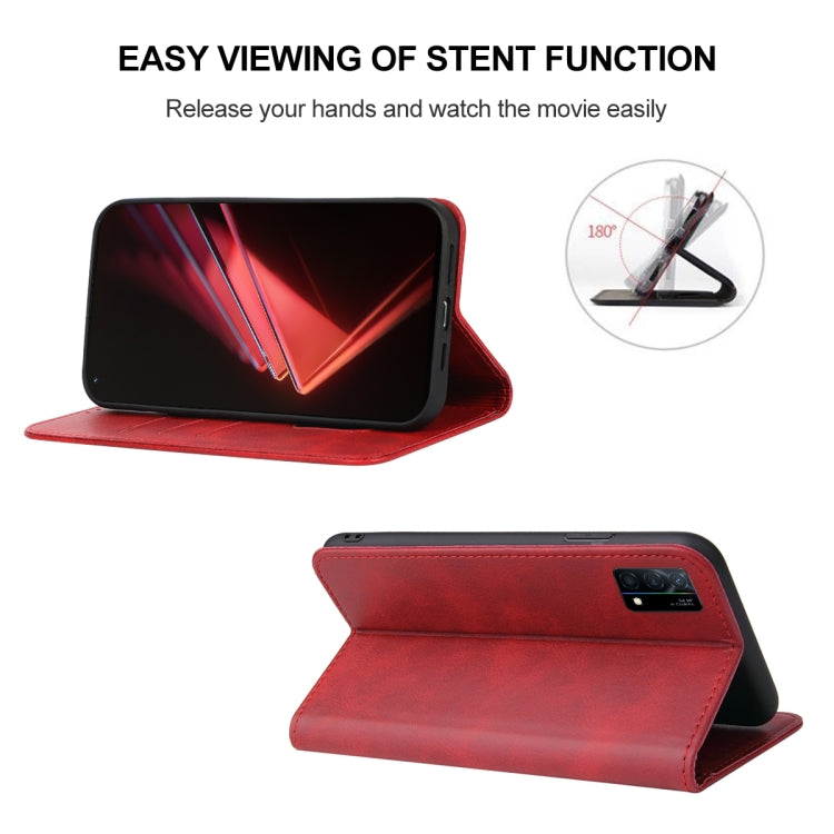 For OPPO K9 Magnetic Closure Leather Phone Case