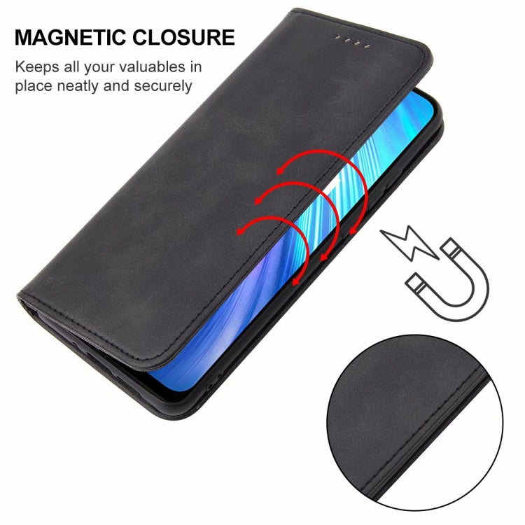 For Realme 6 Magnetic Closure Leather Phone Case