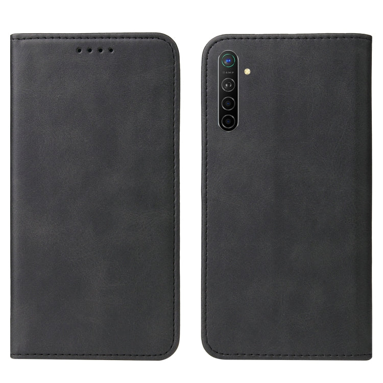 For Realme 6S Magnetic Closure Leather Phone Case