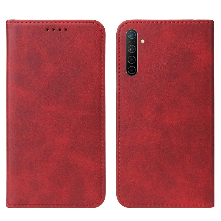 For Realme 6S Magnetic Closure Leather Phone Case