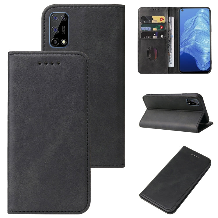 For Realme 7 5G Magnetic Closure Leather Phone Case