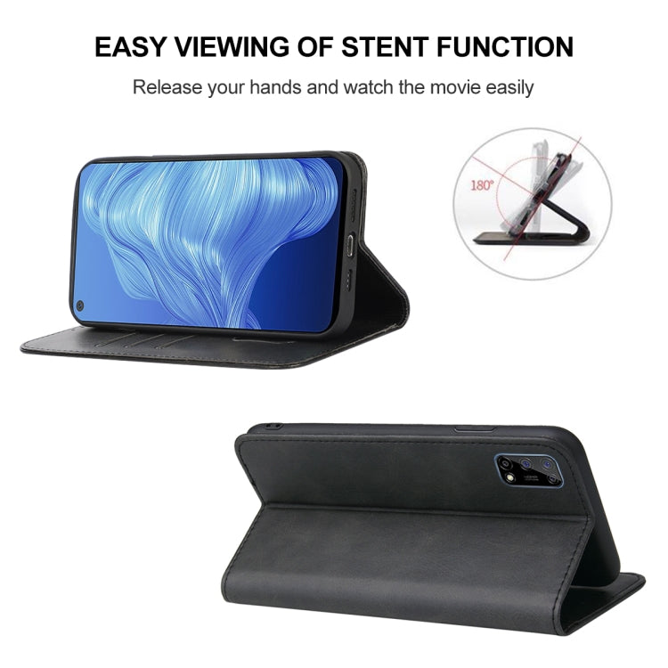 For Realme 7 5G Magnetic Closure Leather Phone Case
