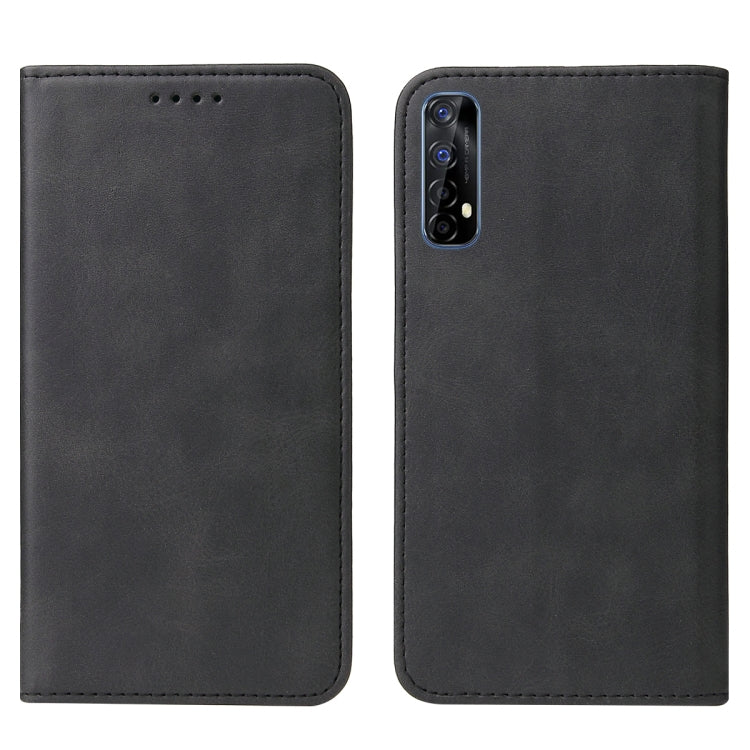 For Realme 7 Global Magnetic Closure Leather Phone Case