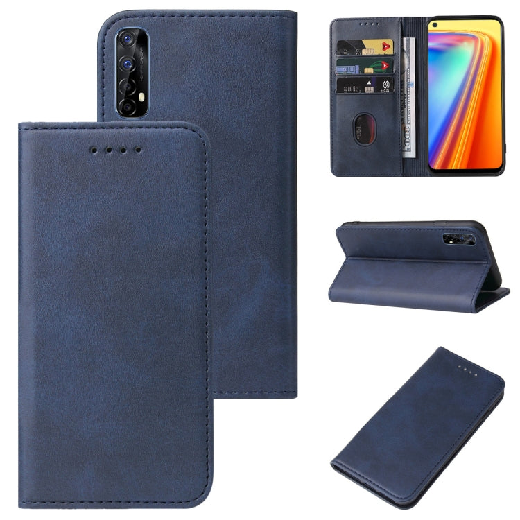 For Realme 7 Global Magnetic Closure Leather Phone Case