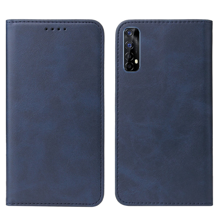 For Realme 7 Global Magnetic Closure Leather Phone Case