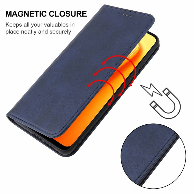 For Realme 7 Global Magnetic Closure Leather Phone Case