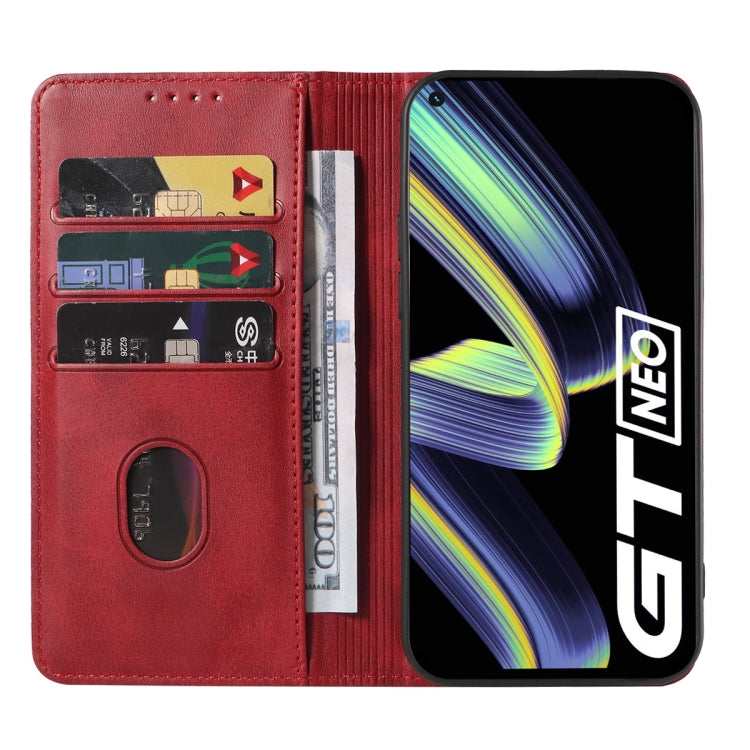 For Realme GT Neo Flash Magnetic Closure Leather Phone Case
