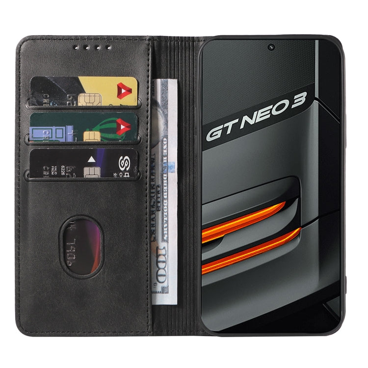 For Realme GT Neo3 Magnetic Closure Leather Phone Case