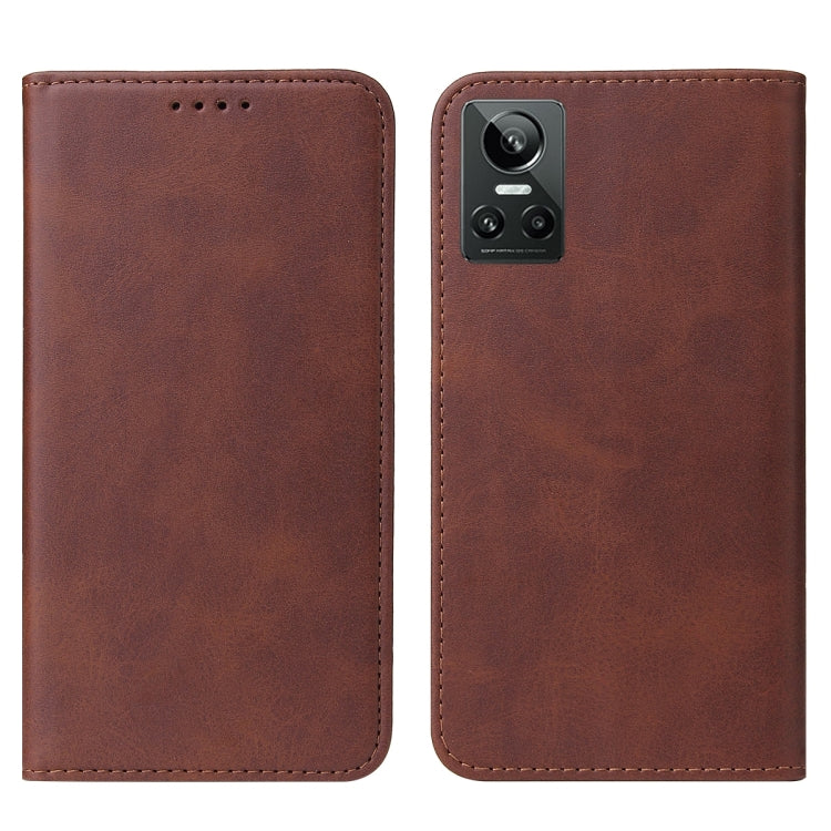 For Realme GT Neo3 Magnetic Closure Leather Phone Case