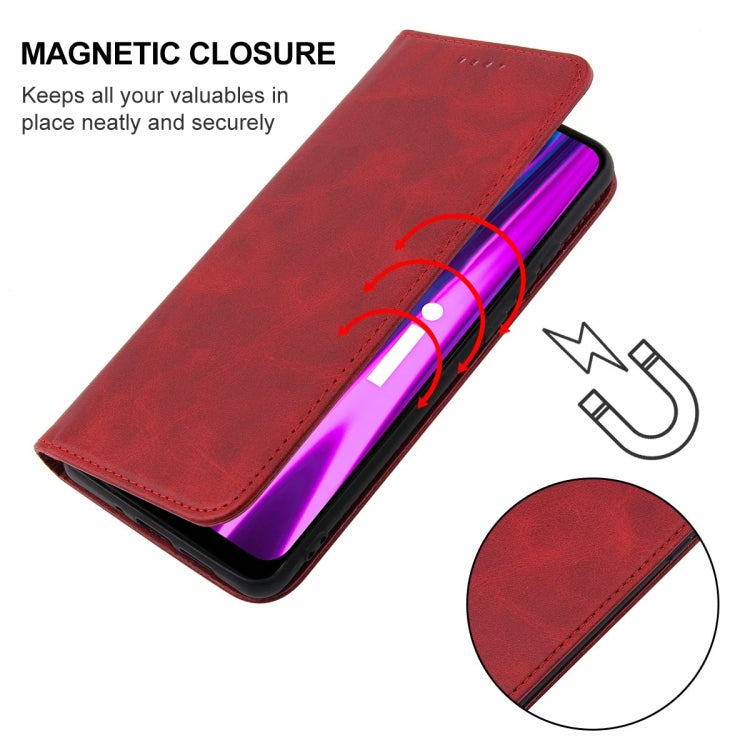For Realme Narzo 50i Magnetic Closure Leather Phone Case