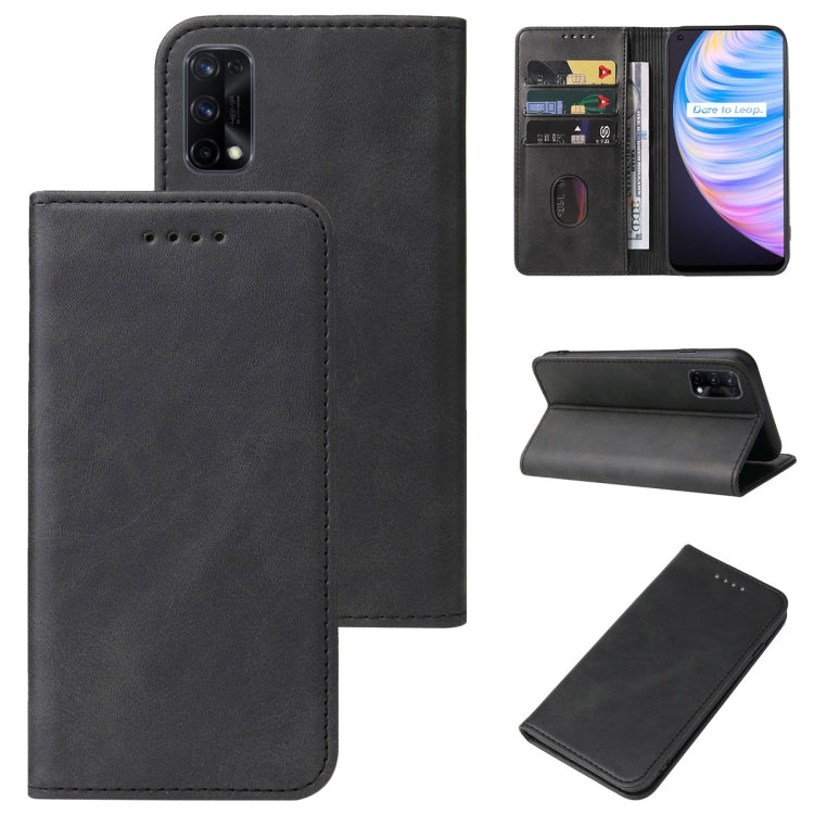 For Realme Q2 Pro Magnetic Closure Leather Phone Case