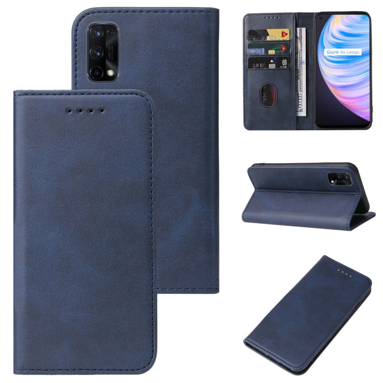 For Realme Q2 Pro Magnetic Closure Leather Phone Case