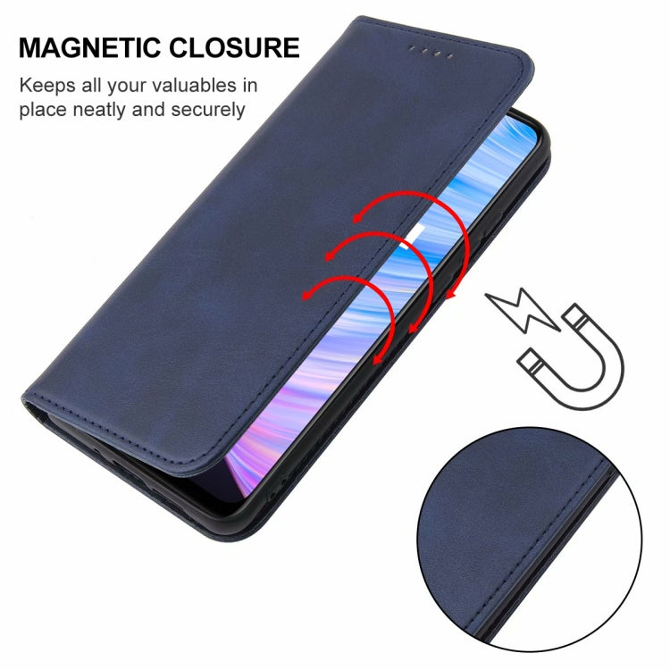 For Realme Q2 Pro Magnetic Closure Leather Phone Case