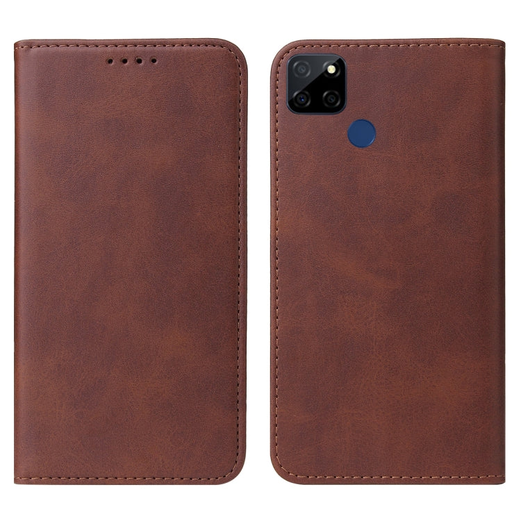 For Realme Q2i Magnetic Closure Leather Phone Case