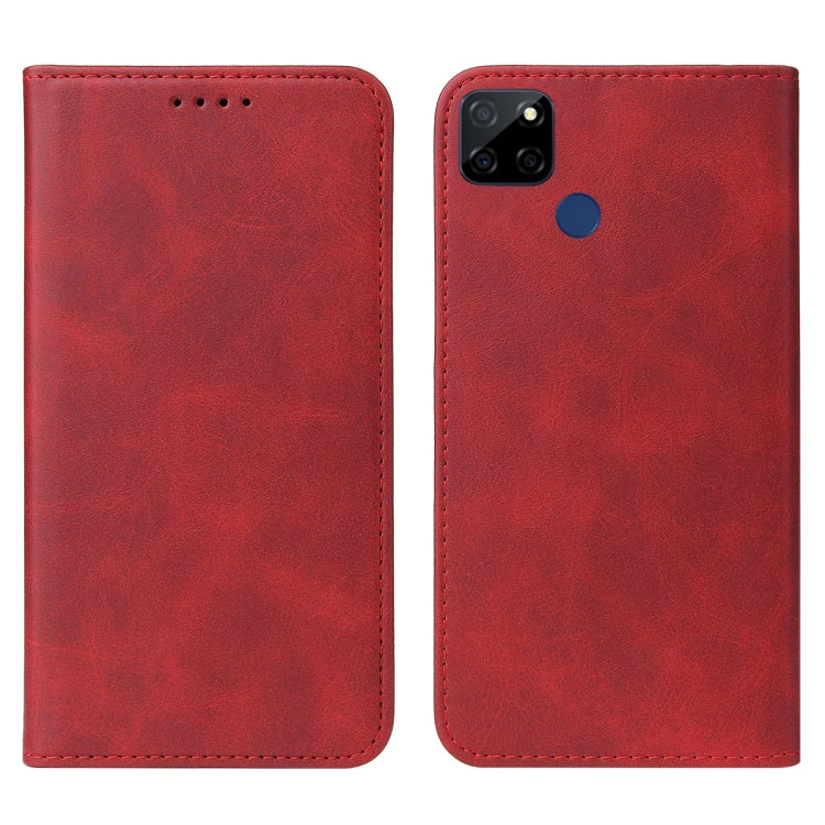 For Realme Q2i Magnetic Closure Leather Phone Case