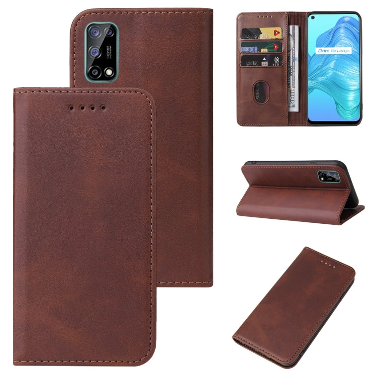 For Realme V5 5G Magnetic Closure Leather Phone Case