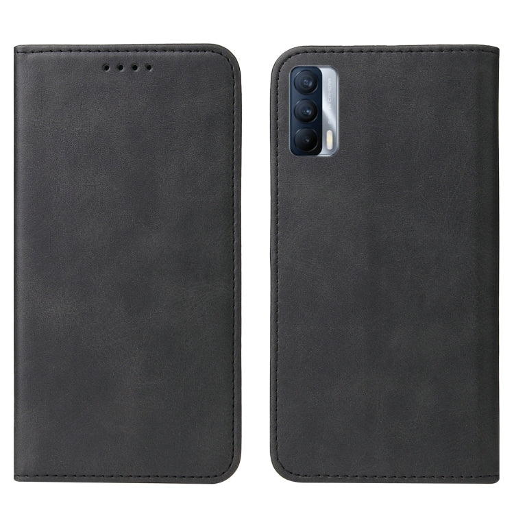 For Realme V15 Magnetic Closure Leather Phone Case