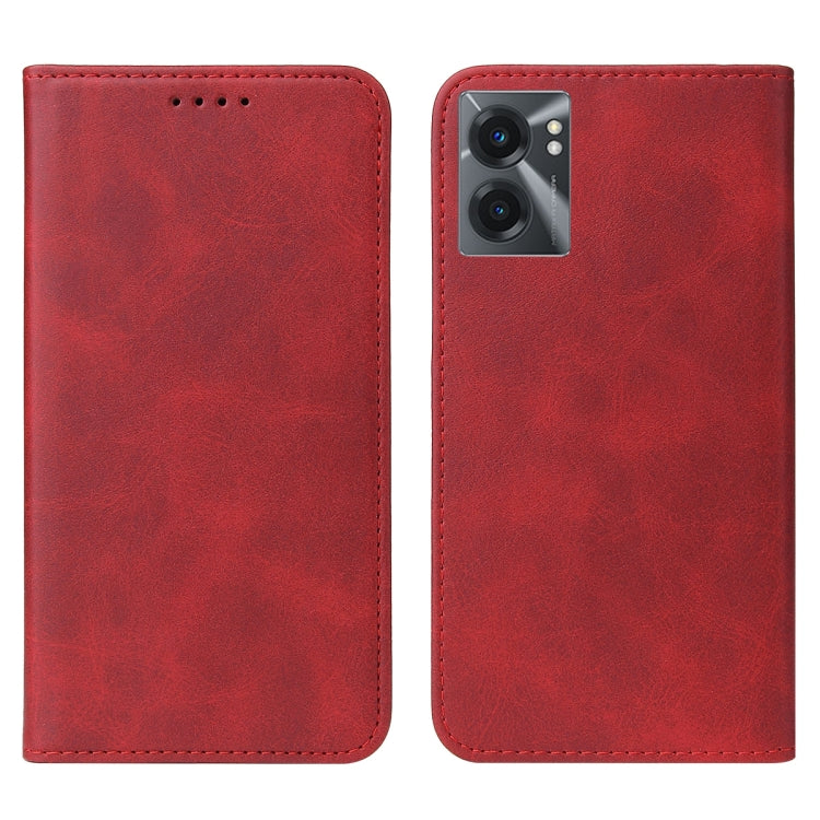 For Realme V23 Magnetic Closure Leather Phone Case
