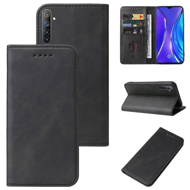 For Realme X2 Magnetic Closure Leather Phone Case