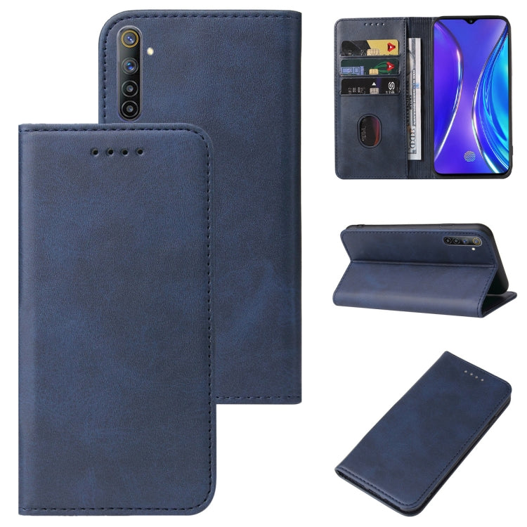 For Realme X2 Magnetic Closure Leather Phone Case