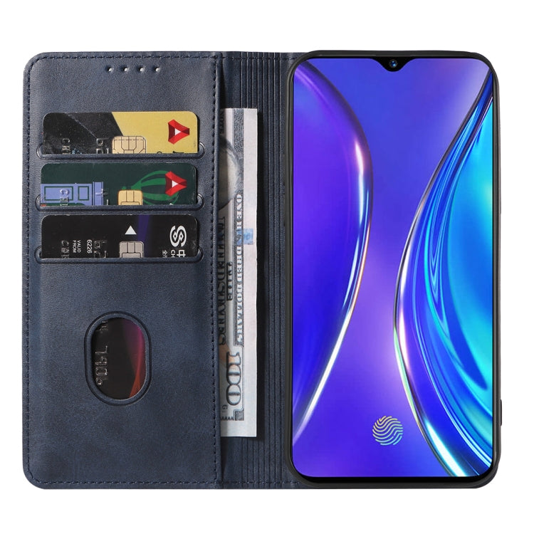 For Realme X2 Magnetic Closure Leather Phone Case