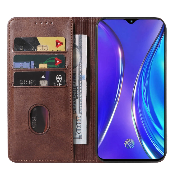For Realme X2 Magnetic Closure Leather Phone Case