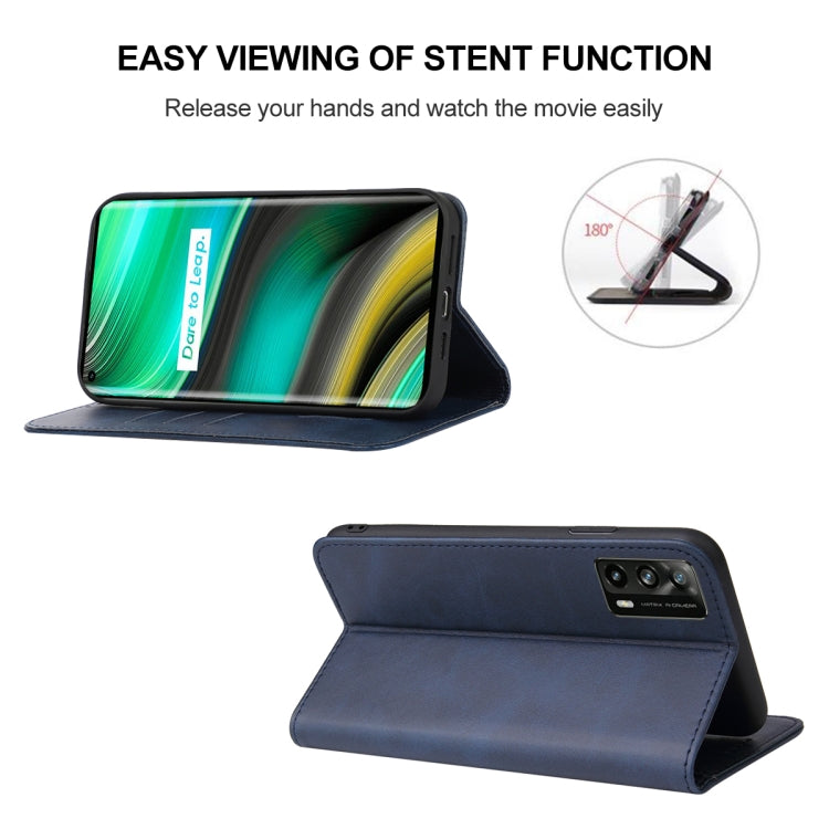 For Realme X7 Pro Ultra Magnetic Closure Leather Phone Case