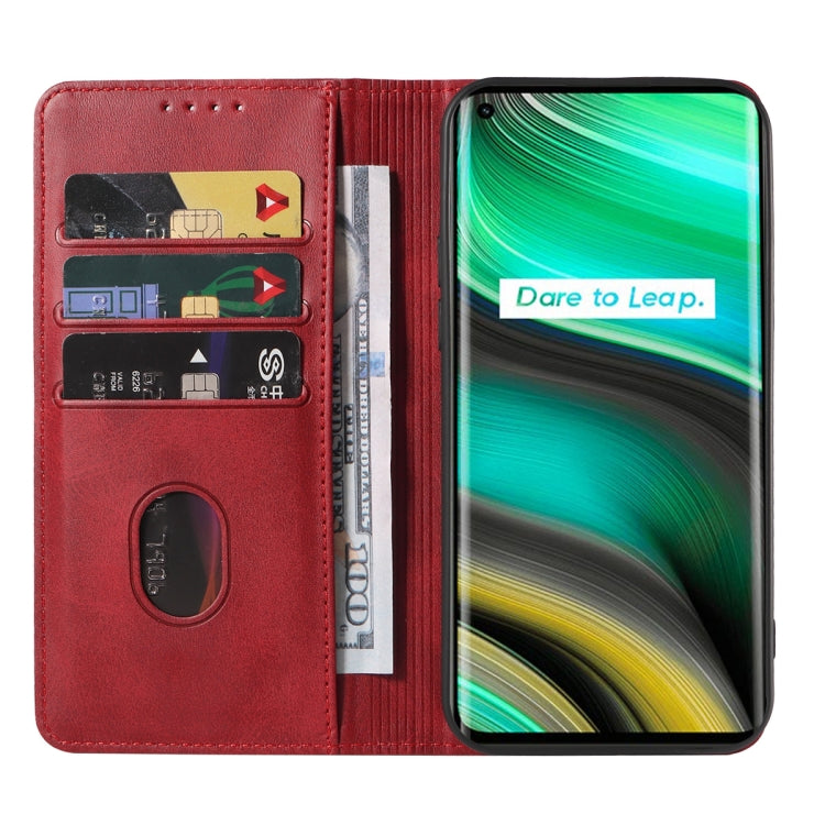 For Realme X7 Pro Ultra Magnetic Closure Leather Phone Case