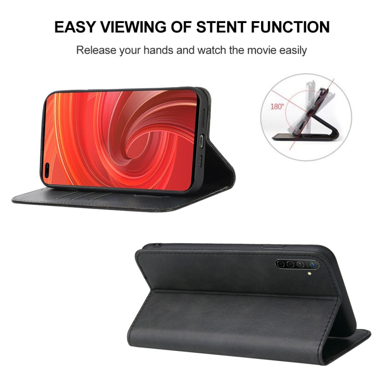 For Realme X50 Pro 5G Magnetic Closure Leather Phone Case