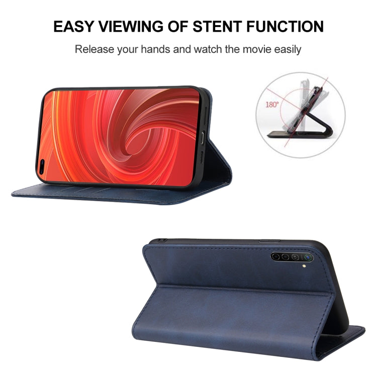 For Realme X50 Pro 5G Magnetic Closure Leather Phone Case