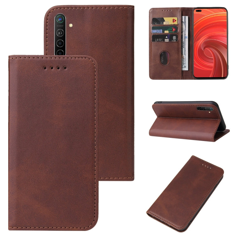 For Realme X50 Pro 5G Magnetic Closure Leather Phone Case