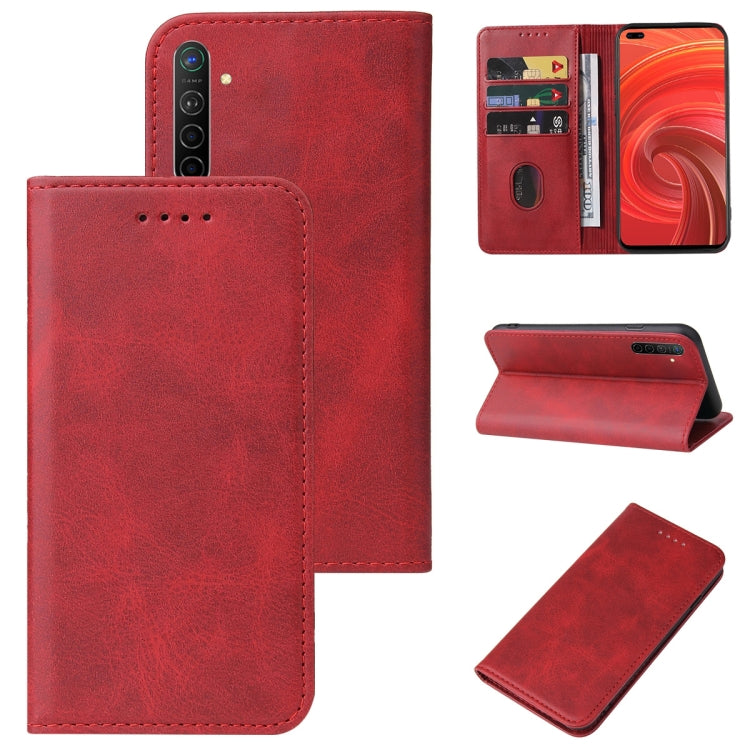 For Realme X50 Pro 5G Magnetic Closure Leather Phone Case