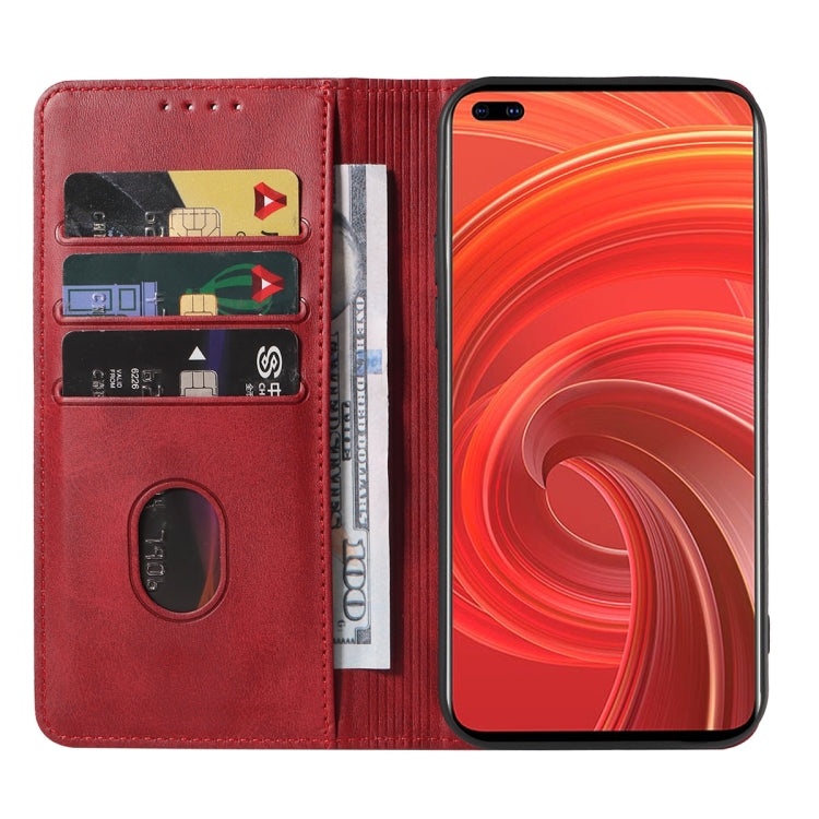 For Realme X50 Pro 5G Magnetic Closure Leather Phone Case