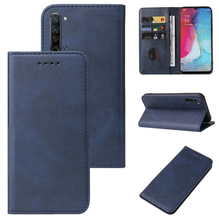 For OPPO Reno3 5G Magnetic Closure Leather Phone Case