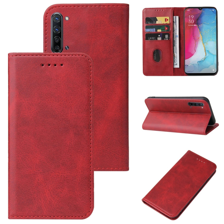 For OPPO Reno3 5G Magnetic Closure Leather Phone Case