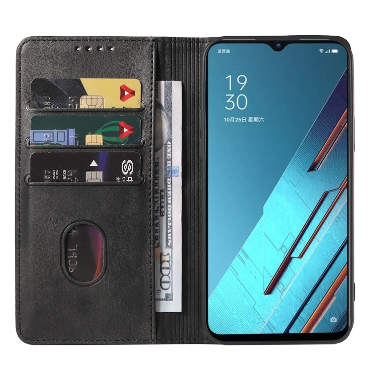 For OPPO Reno3 Youth Magnetic Closure Leather Phone Case