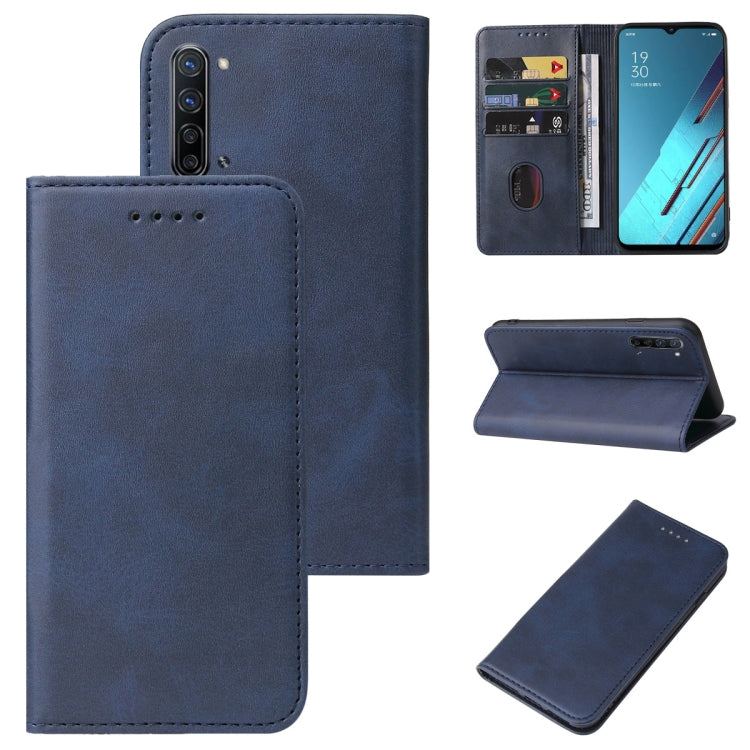 For OPPO Reno3 Youth Magnetic Closure Leather Phone Case