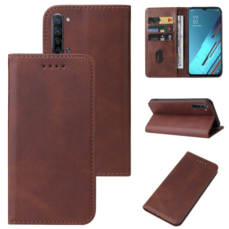For OPPO Reno3 Youth Magnetic Closure Leather Phone Case