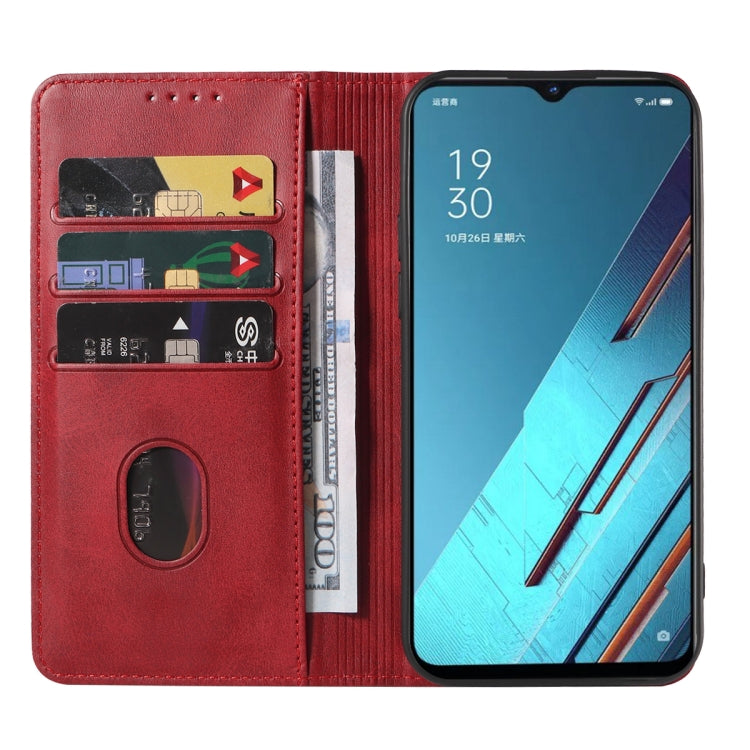 For OPPO Reno3 Youth Magnetic Closure Leather Phone Case