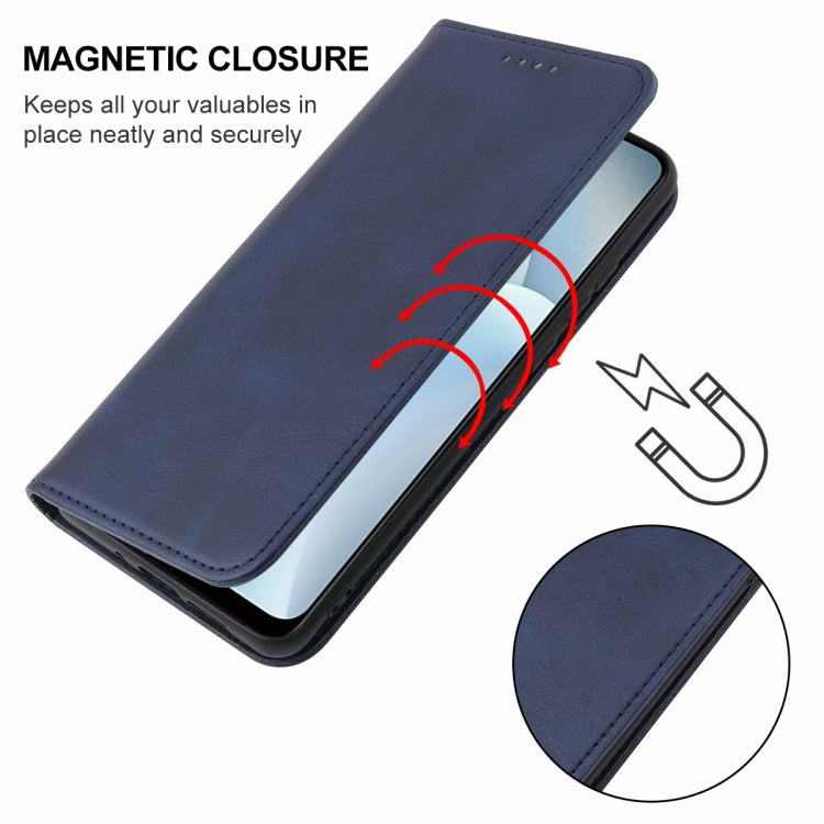 For OPPO Reno4 F Magnetic Closure Leather Phone Case