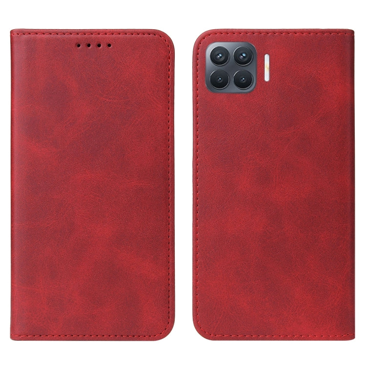 For OPPO Reno4 F Magnetic Closure Leather Phone Case