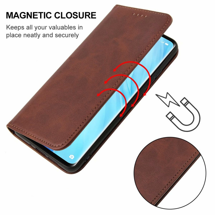 For OPPO Reno4 Pro Magnetic Closure Leather Phone Case