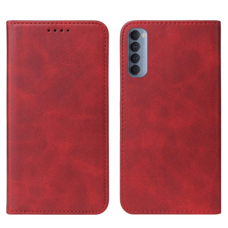 For OPPO Reno4 Pro Magnetic Closure Leather Phone Case