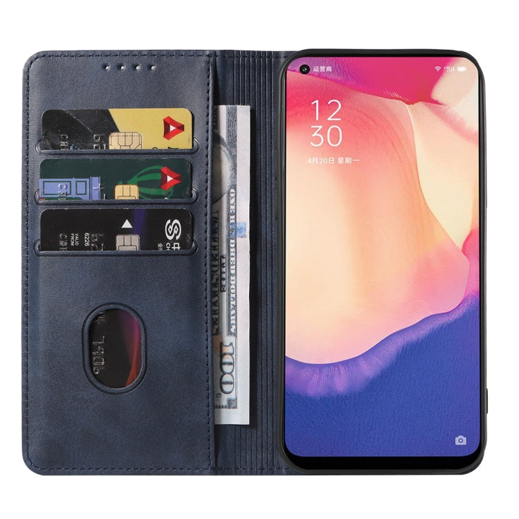 For OPPO Reno4 SE Magnetic Closure Leather Phone Case