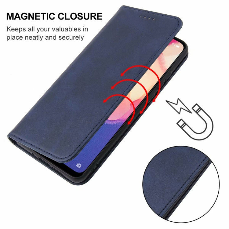 For OPPO Reno4 SE Magnetic Closure Leather Phone Case