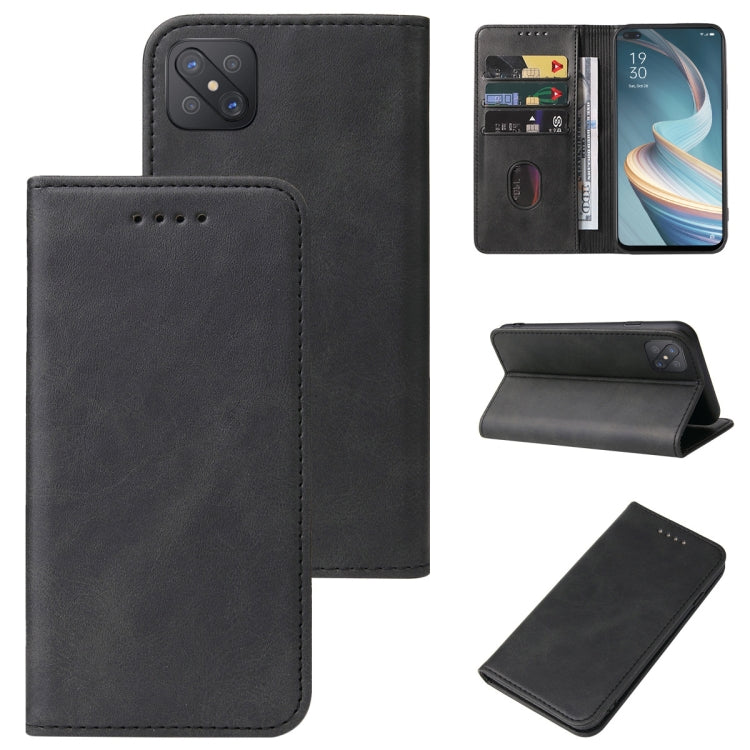 For OPPO Reno4 Z 5G Magnetic Closure Leather Phone Case